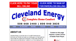 Desktop Screenshot of clevelandfueloil.com